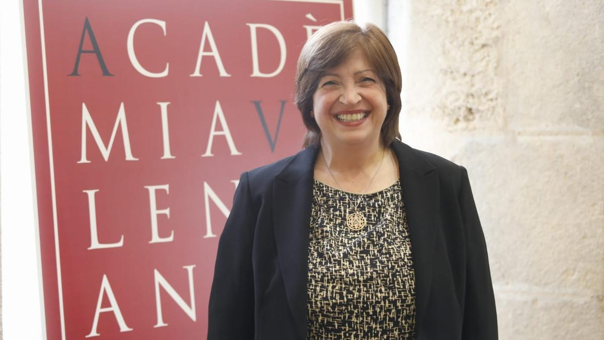 Verónica Cantó, presidenta de la Academica Valenciana de la Lengua