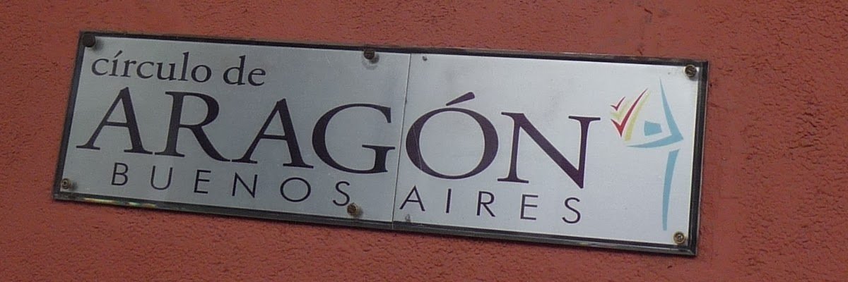 Placa de la Casa de Aragón de Buenos Aires.