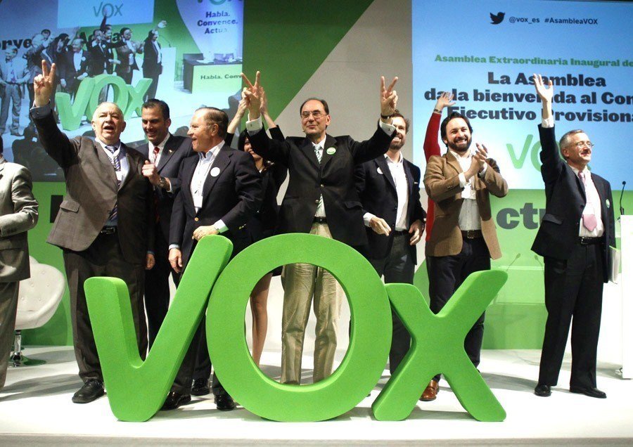 Asamblea Inaugural de Vox en Madrid.