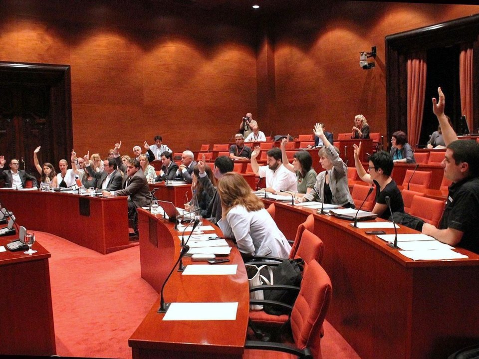 La comisión de Asuntos Institucionales del Parlament aprueba el dictamen de la proposición de ley de consultas populares.
