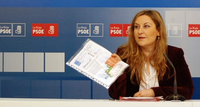 Emilia Frenández, secretaria de educación del PSOE de La Rioja.