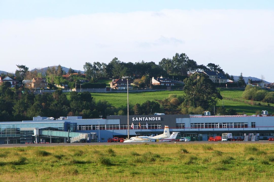Aeropuerto de Parayas, en Santander.