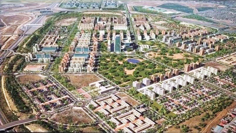 Vista de cómo quedará la urbanización El Cañaveral cuando esté terminada.