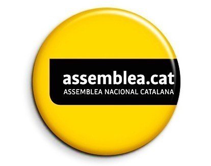 Chapa de la Assemblea Nacional Catalana.