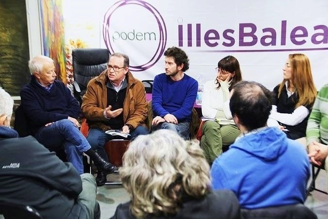 Reunión de miembros de Podemos de las Islas Baleares.