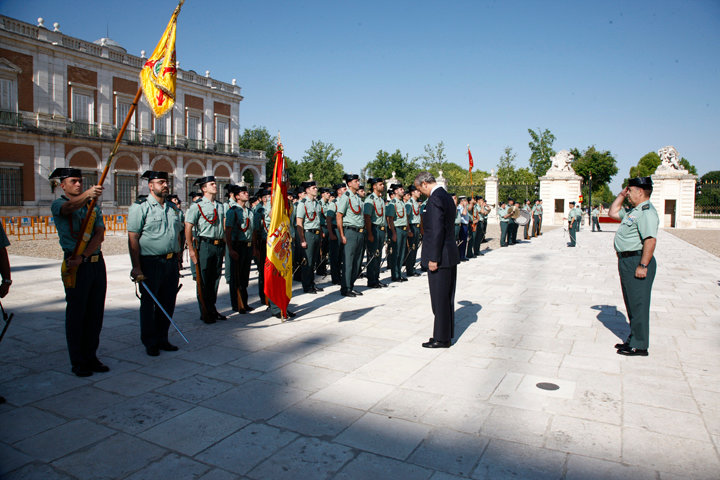 Jura de bandera en Aranjuez.