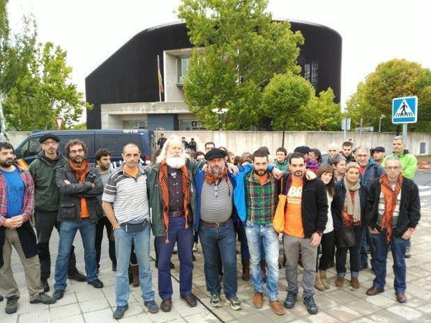 Militantes de Askapena (Fotografía: Libre-Madrid)