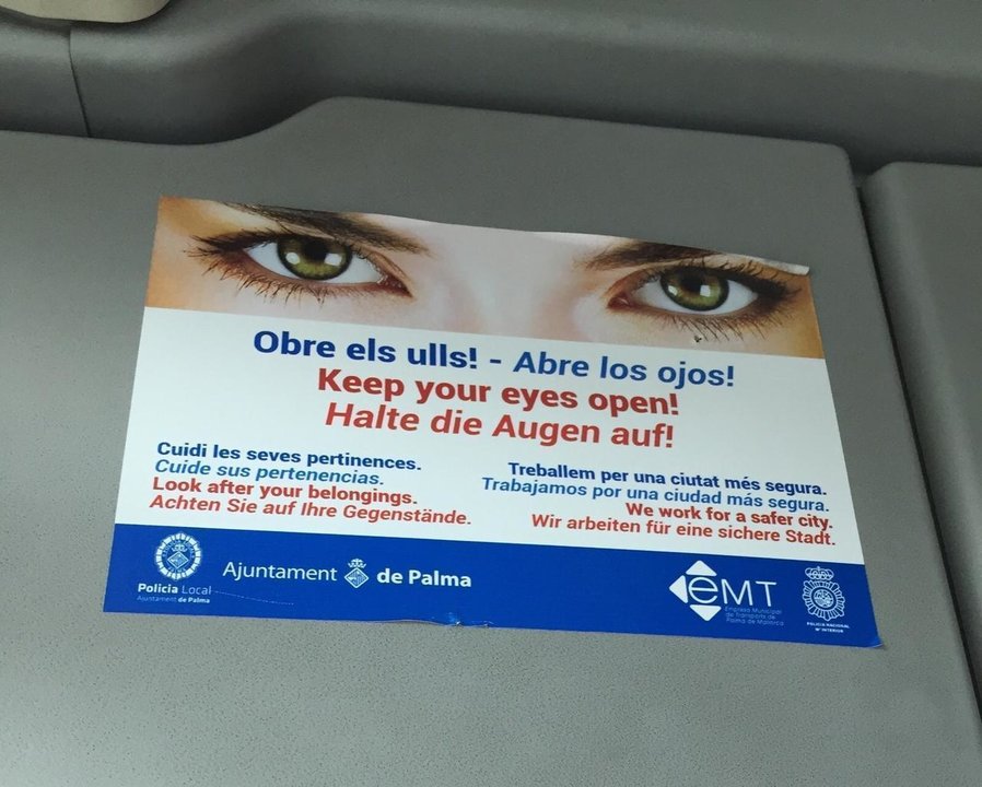 Imagen Campaña de Seguridad Ayuntamiento de Palma