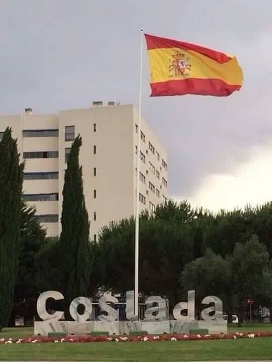Bandera española en Coslada