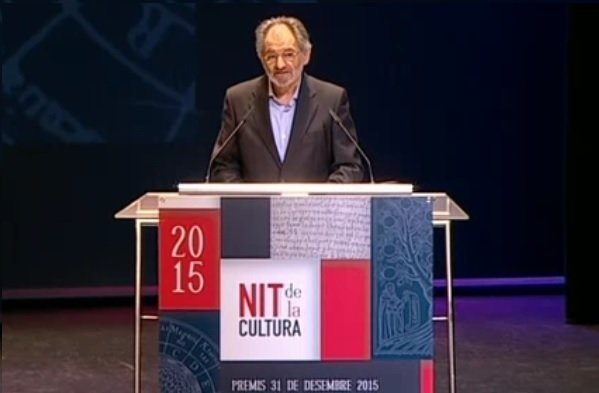 Jaume Mateu durante la gala de Premis 31 de desembre 2015