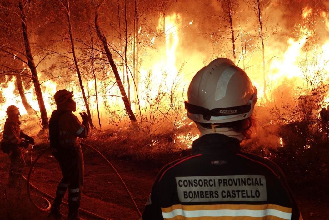 Incendio forestal de Artana (Imagen de la Diputación de Castellón).