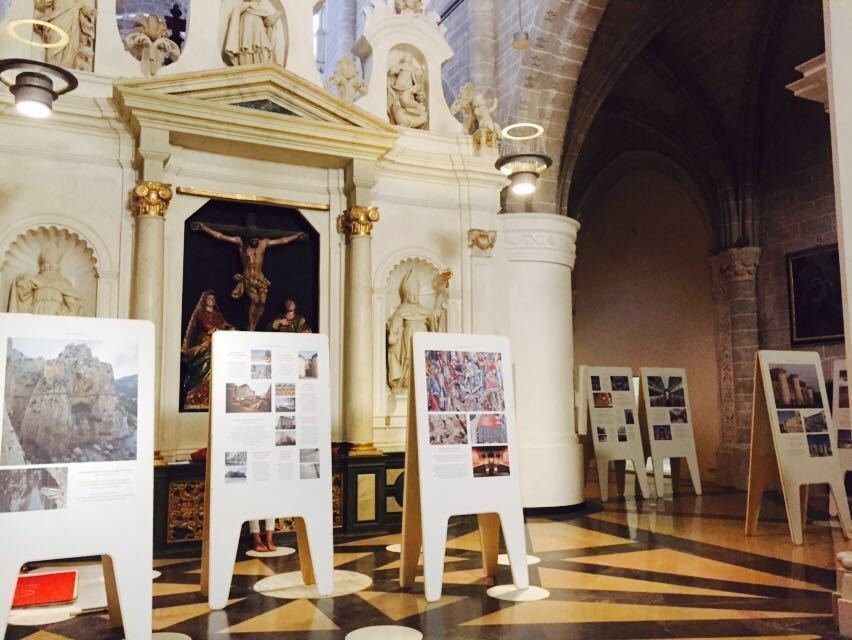 Exposición de Hispania Nostra en la Catedral de Tarazona.