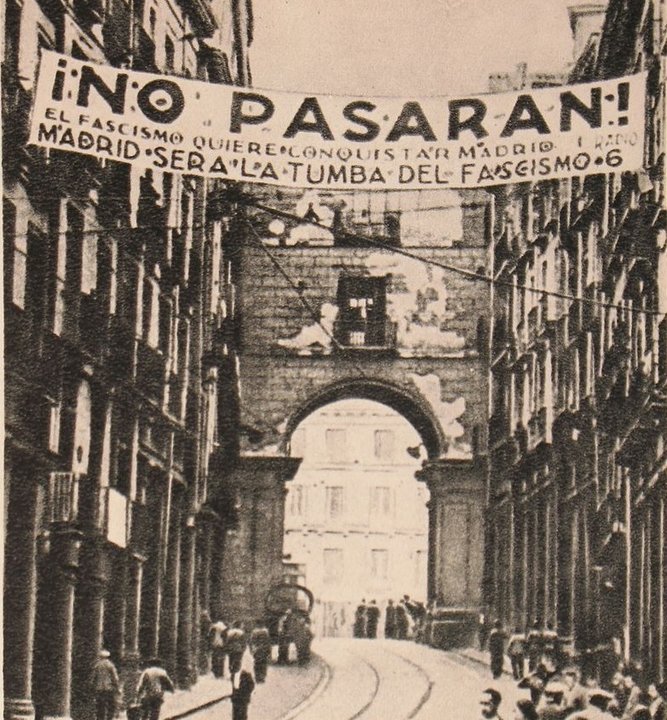 Madrid durante la defensa frente a la ofensiva del bando franquista de la Guerra Civil.