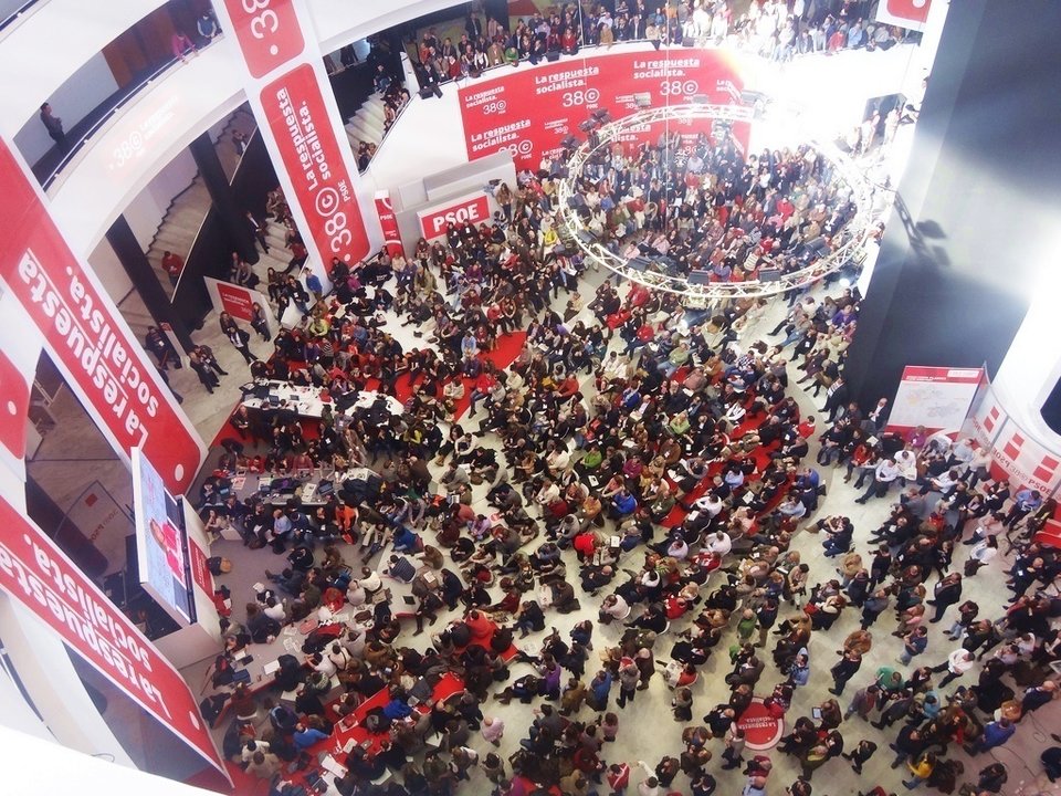 Congreso del PSOE en Sevilla en febrero de 2012.
