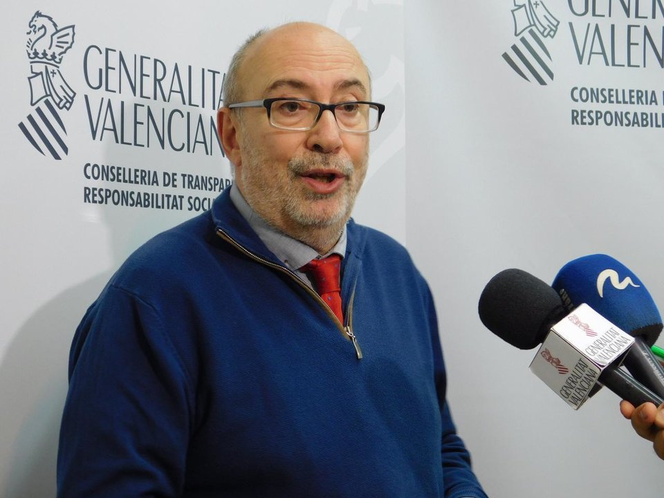 Manuel Alcaraz, consejero de Transparencia de la Generalitat Valenciana.
