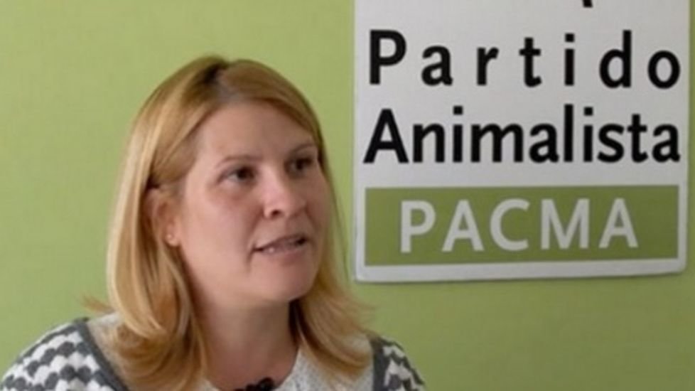 La Presidenta del Partido Animalista (PACMA), Silvia Barquero