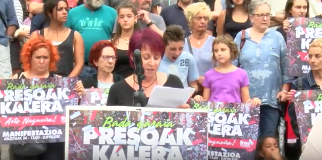 KALERA KALERA convoca una manifestación en las fiestas de Bilbao.