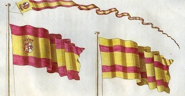 Banderas elegidas por Carlos III en 1785