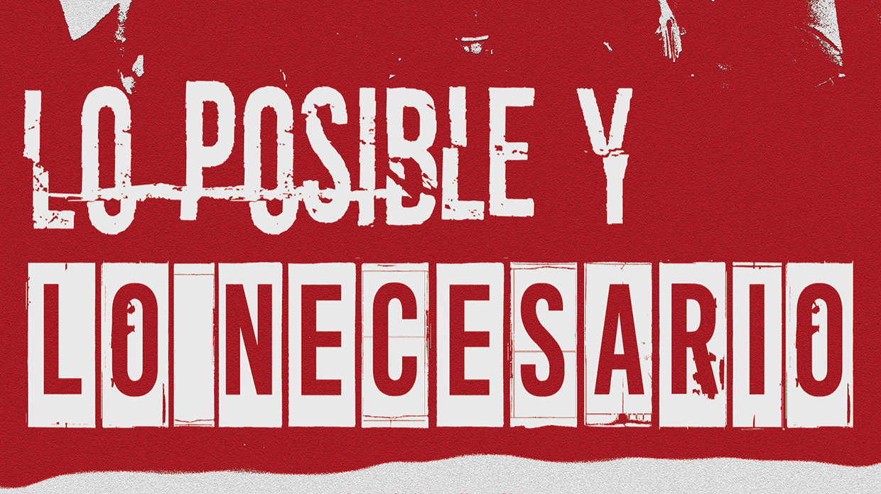 Cartel del documental &#34;Lo posible y lo necesario&#34;, que narra la vida de Marcelino Camacho.