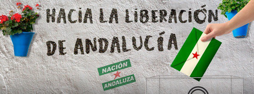 Cartel de la presentación del programa de &#34;Nación Andaluza&#34; de cara a las elecciones del 2 de diciembre.