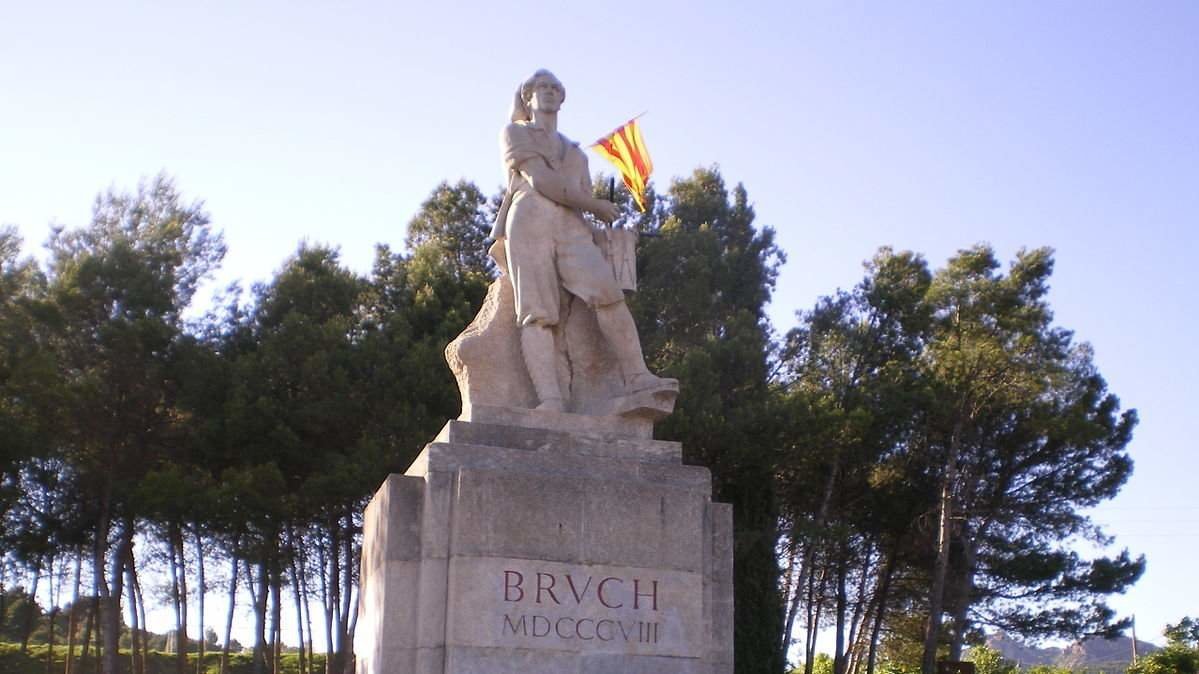 Estatua del Tamborilero del Bruc, en Barcelona.