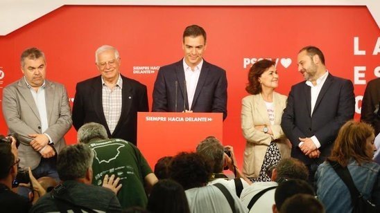 Pedro Sánchez hace balance de los resultados electorales