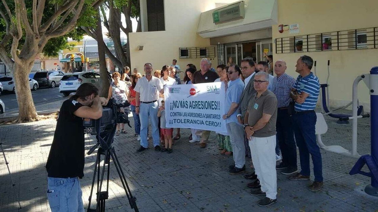Concentración del Sindicato Médico de Málaga