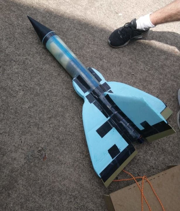 Cohete creado por universitarios de Valencia.