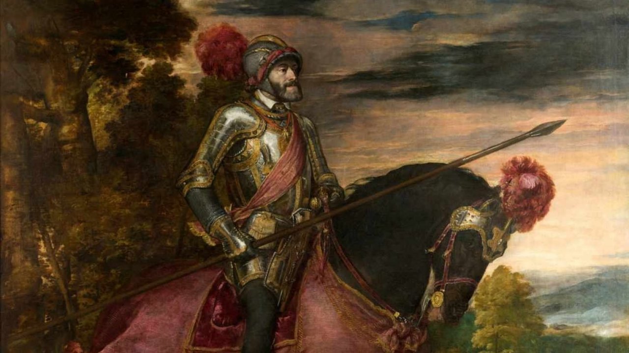 Retrato de Carlos I de España, por Tiziano