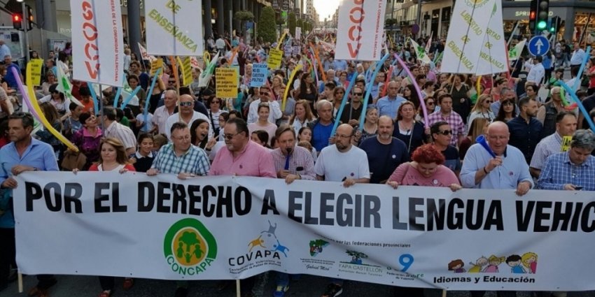 Manifestación en Alicante