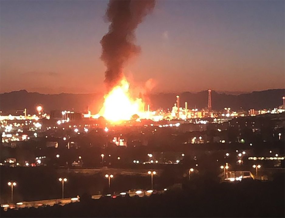 Explosión en una petroquímica en Tarragona