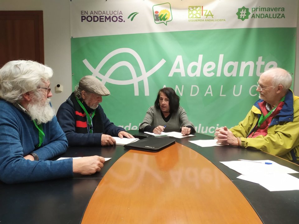 Ecologistas en Acción y Asedeca han mantenido un encuentro con el grupo Adelante Andalucía