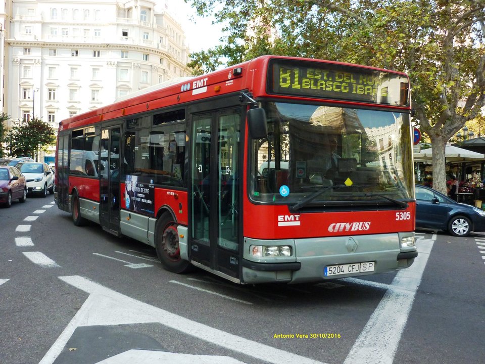Autobuses de la EMT de Valencia