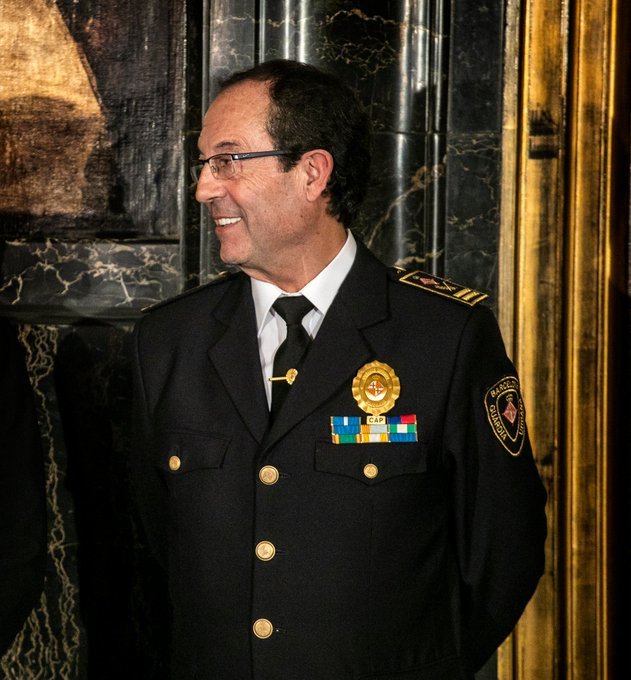 Evelio Vázquez, Jefe de la Guardia Urbana de Barcelona