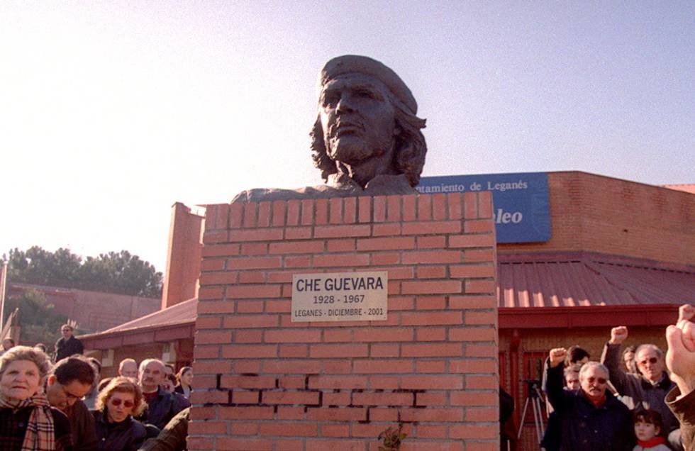 Busto del Che Guevara en Leganés