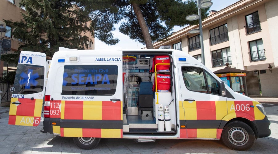 Ambulancia de Pozuelo de Alarcón.