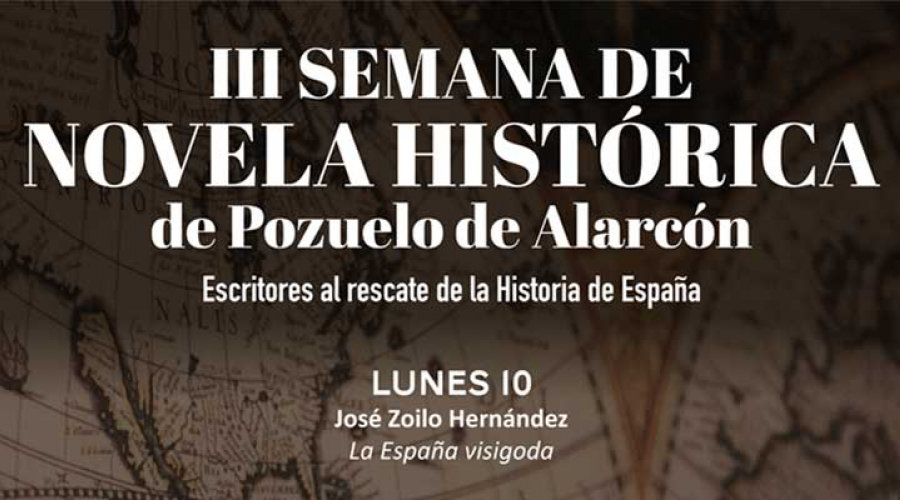 Cartel III semana de Novela Histórica de Pozuelo de Alarcón.