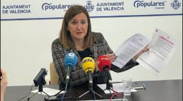 Concejala portavoz del PP en el Ayuntamiento de Valencia, María José Catalá.