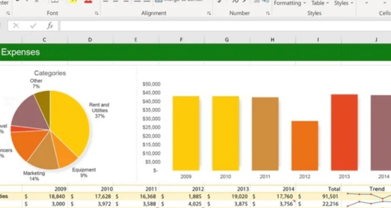 Microsoft Office: Excel.