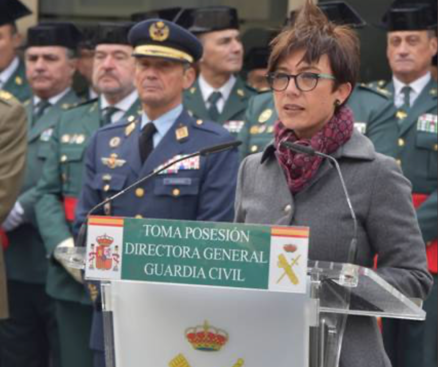 María Gámez, directora de la Guardia Civil 