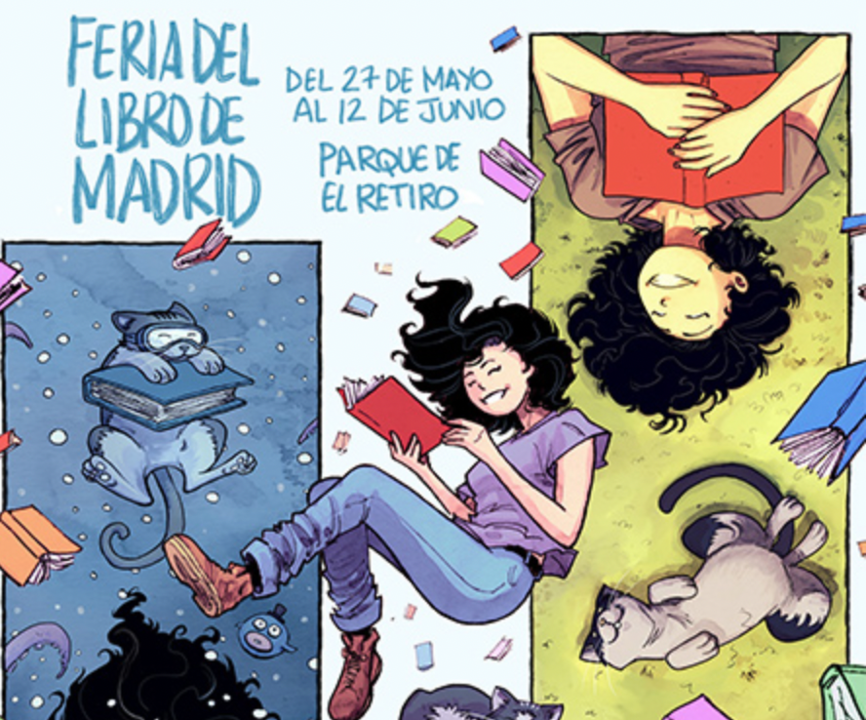 Cartel del pasado año con motivo de la 81º edición de la Feria del Libro de Madrid.