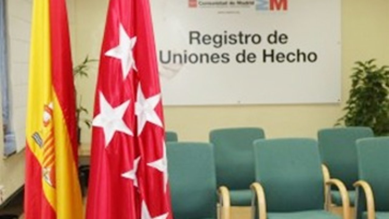 Registro de Uniones de Hecho- Foto- Comunidad de Madrid. 