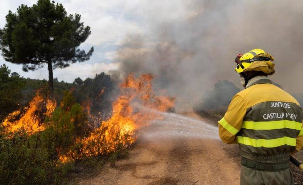Incendio en Castilla y León 