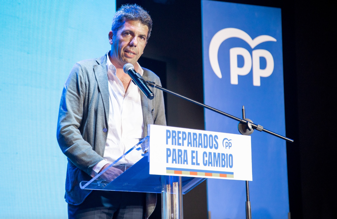 Carlos Mazón, presidente del PP valenciano
