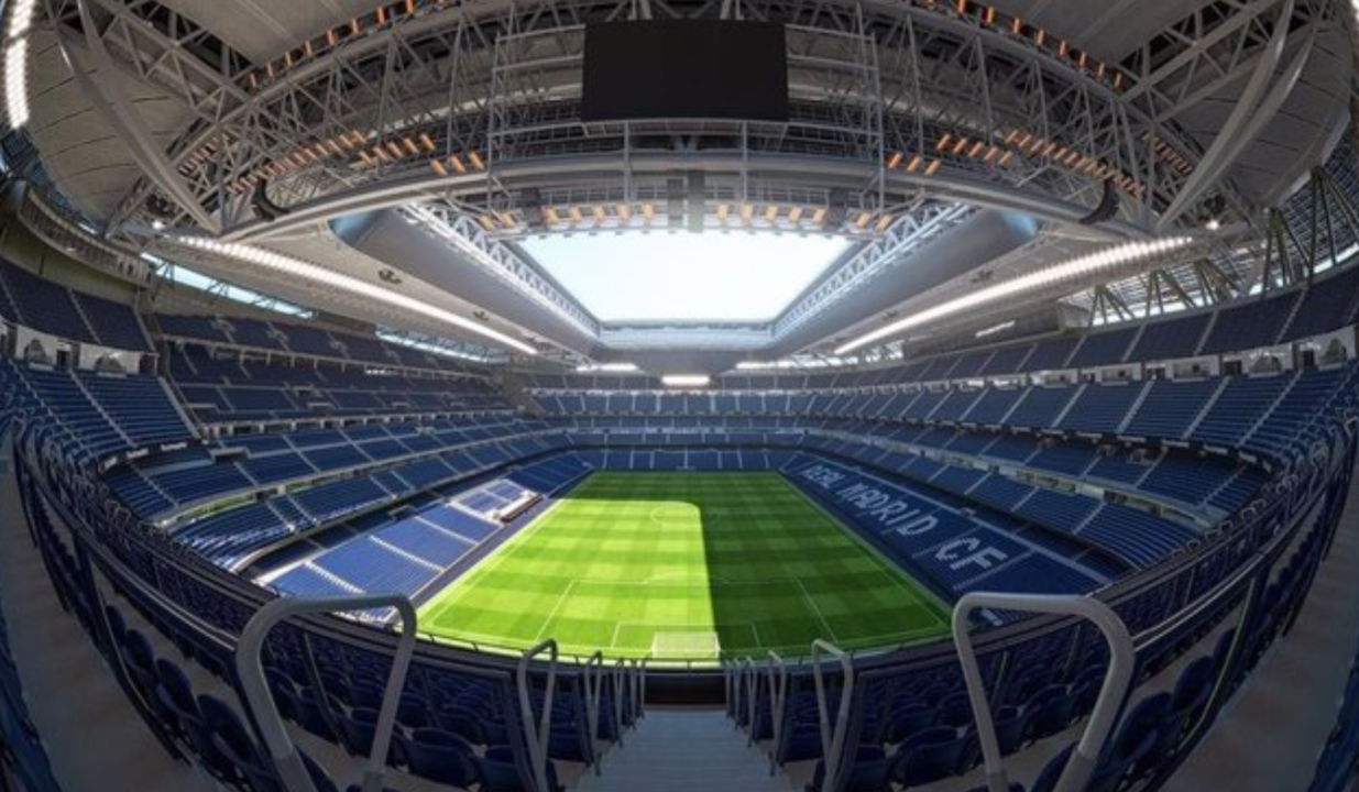 Bowl del nuevo Estadio Santiago Bernabéu. Europa Press.