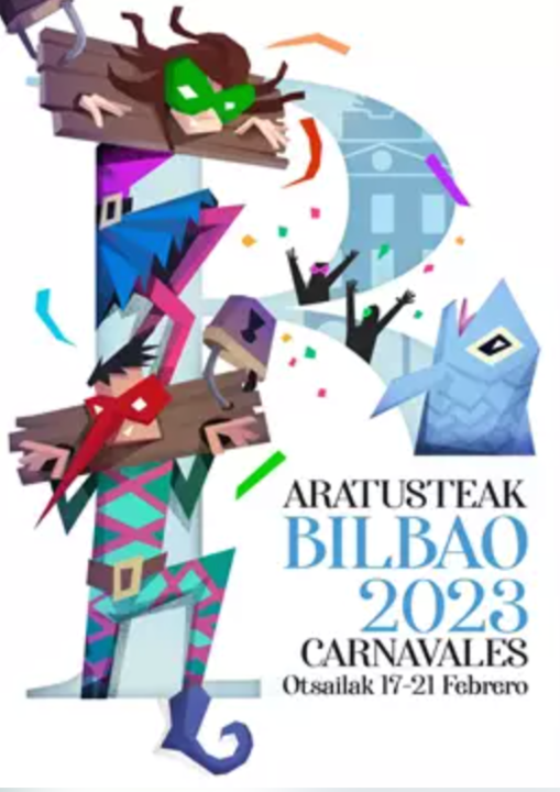 Imagen del cartel del Carnaval de Bilbao. AYUNTAMIENTO DE BILBAO