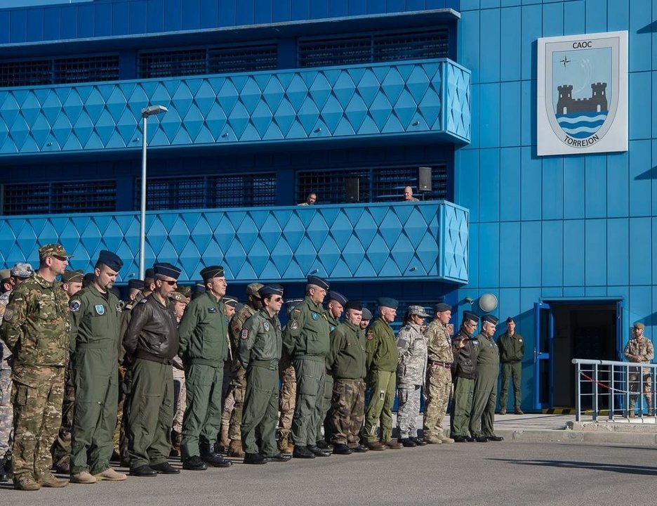 Centro de Operaciones Aéreas Combinadas, de la OTAN, en la base de Torrejón de Ardoz. 