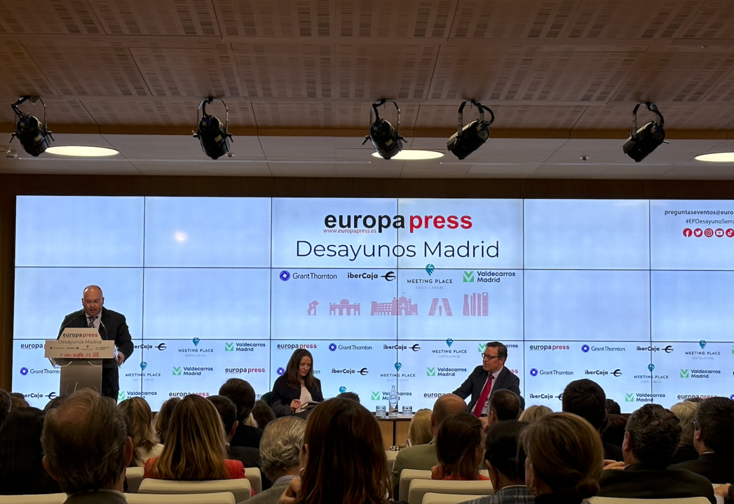 Alfonso Serrano, 'número dos' del PP de Madrid en los desayunos informativos de Madrid.