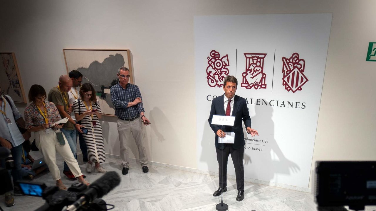 Carlos Mazón, líder de PP en la Comunidad Valenciana (Foto- Jorge Gil : Europa Press). 