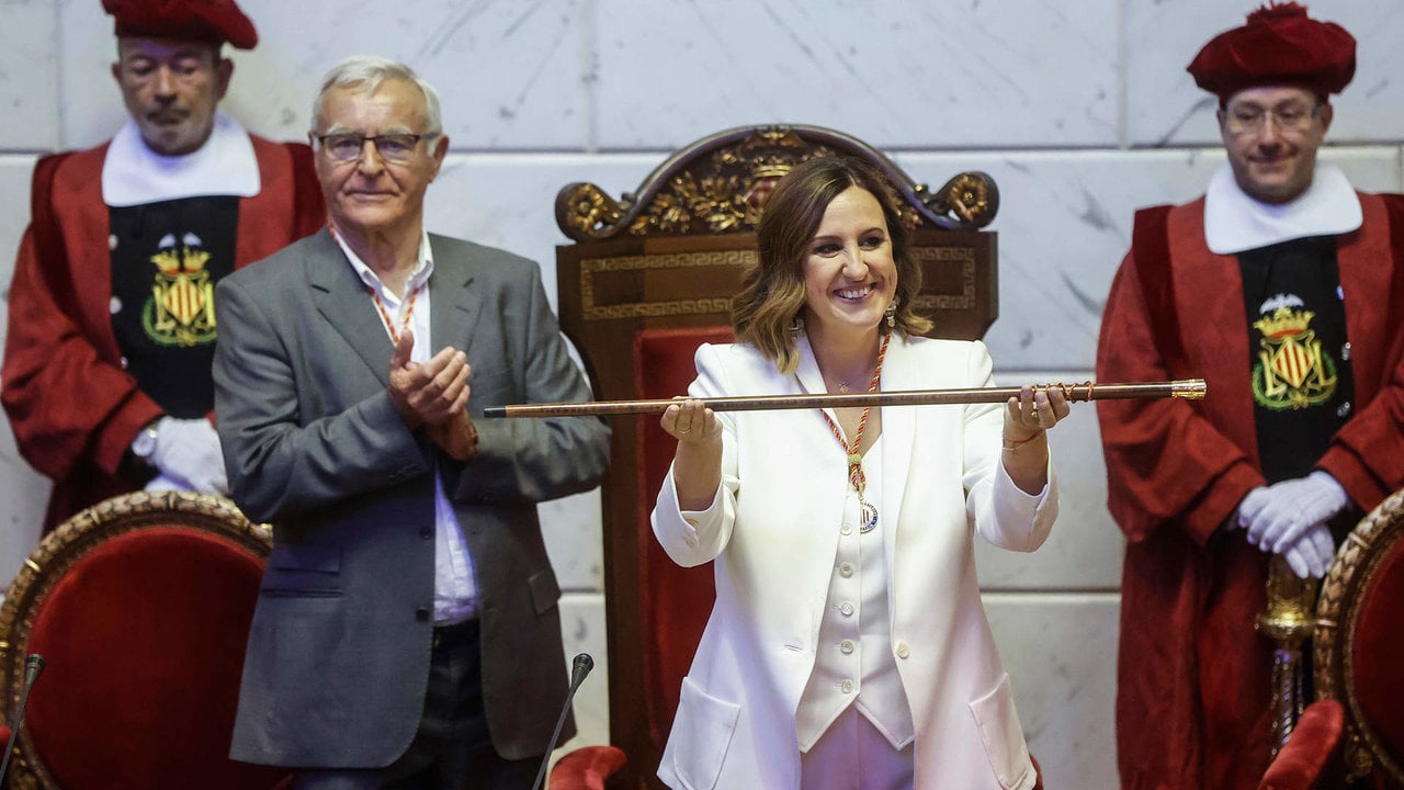 La alcaldesa de Valencia, María José Catalá. 